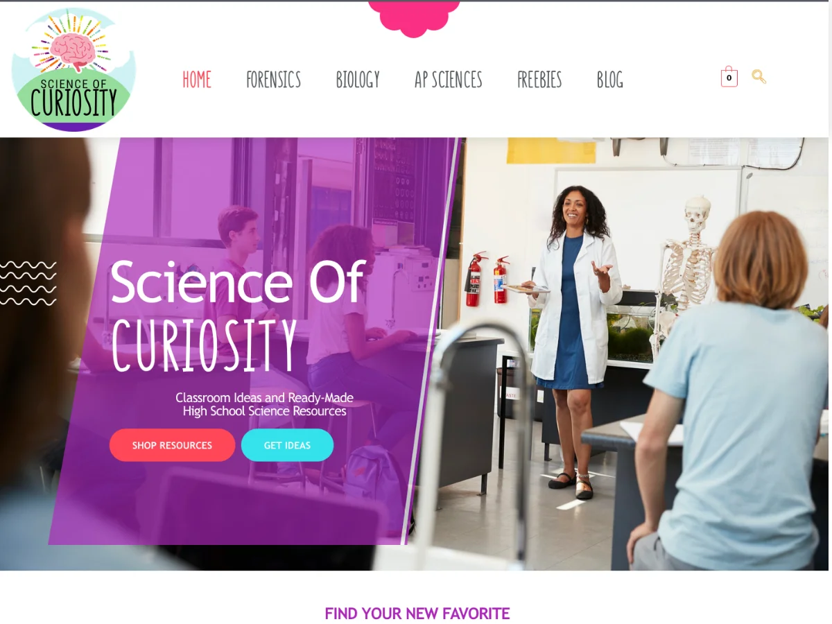 The Science of Curiosity home page