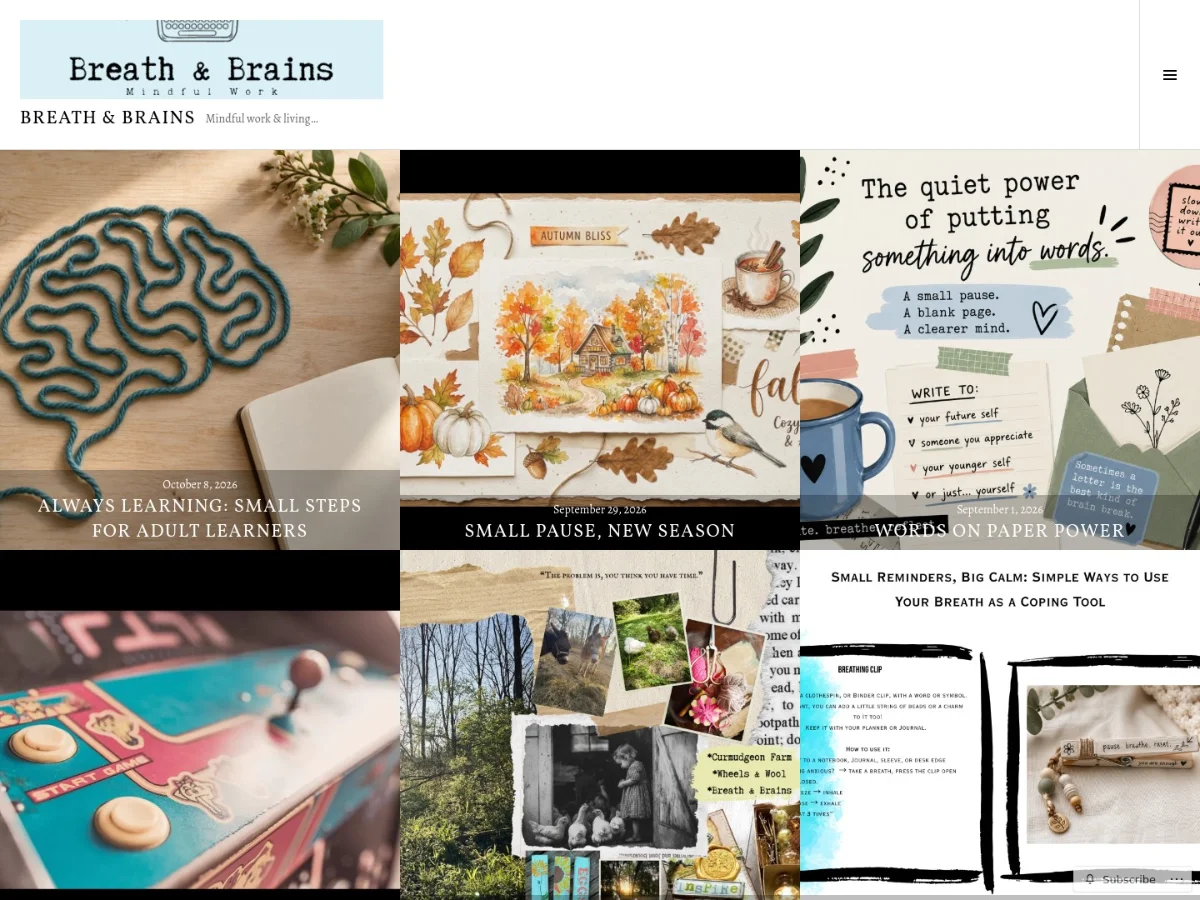 The Breath & Brains home page